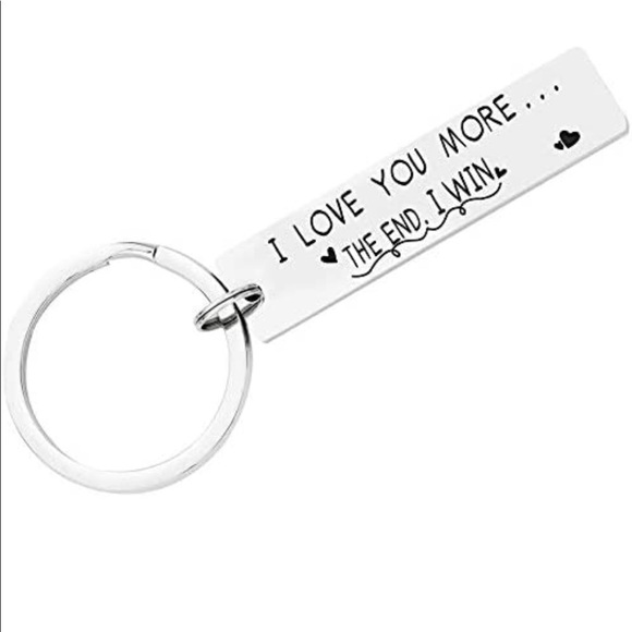 Nordic Runes ❤️ I Love You More The End I Win Keychain - Picture 5 of 10